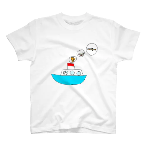 船の味覚旅文字なし Regular Fit T-Shirt