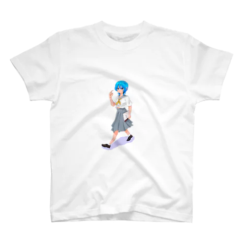 日直セーラー女の子 スタンダードTシャツ