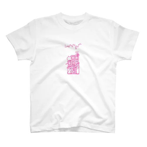 巨大チョコレート　ピンク スタンダードTシャツ