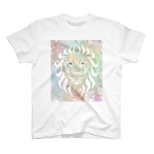 ライオン - Color Lion - スタンダードTシャツ