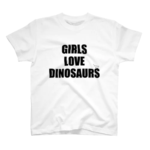 GIRLS LOVE DINOSAURS スタンダードTシャツ