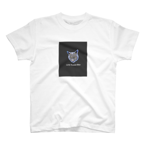 サラウンデッドロシアンブルー Regular Fit T-Shirt
