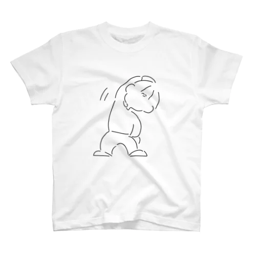 笑顔で体操してる人 Regular Fit T-Shirt