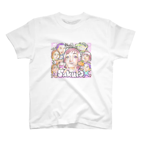 色紙イラスト SAKURA Regular Fit T-Shirt