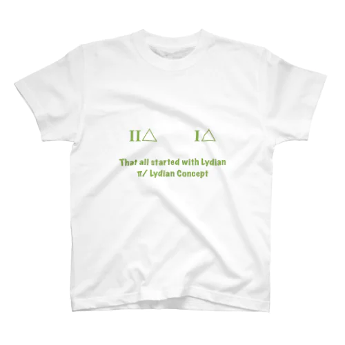 π/ Lydian concept スタンダードTシャツ