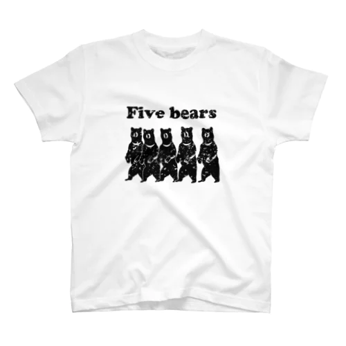 Five bears スタンダードTシャツ