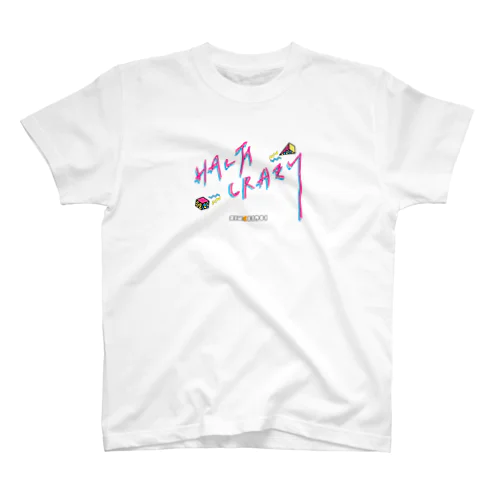 HALF CRAZY ♯02w T-shirt フロント&バック スタンダードTシャツ