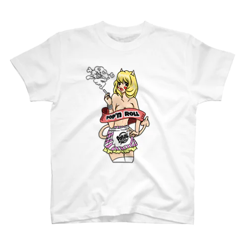 pop'n pinupgirl01 Regular Fit T-Shirt