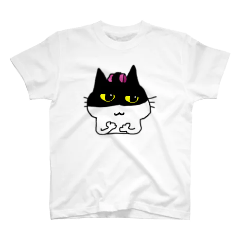 カーラー取り忘れちゃった猫ちゃん スタンダードTシャツ