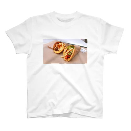 ギリシャ料理 シュブラキ スタンダードTシャツ