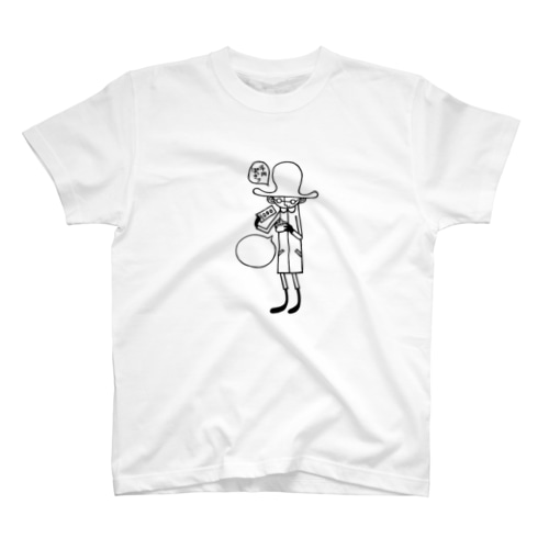 南京小僧(千円男)黒 Regular Fit T-Shirt