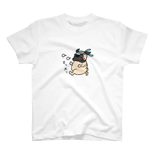 マラソンパグちゃん Regular Fit T-Shirt