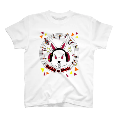 Rabbit❤Music スタンダードTシャツ