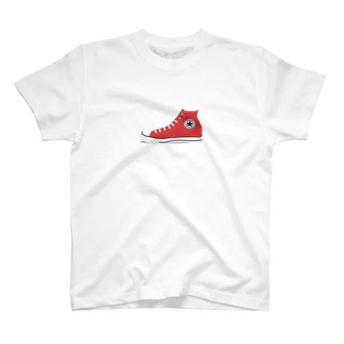 スニーカー　赤 Regular Fit T-Shirt