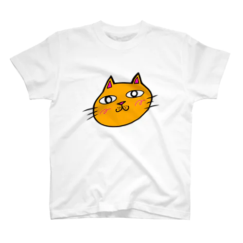 現実逃避キャット(オレンジカラー) スタンダードTシャツ