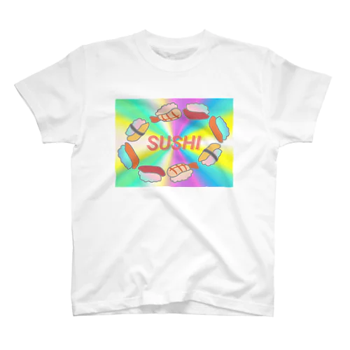 高速空中浮遊寿司🍣🌀 Regular Fit T-Shirt