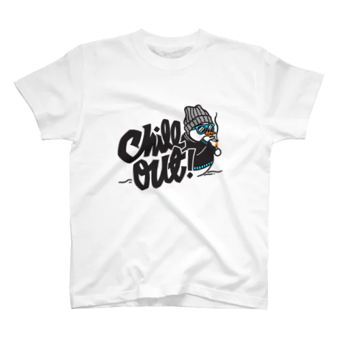 CHILL OUT 雪だるま Regular Fit T-Shirt