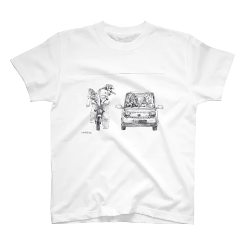 隣の車が何だかおかしい Regular Fit T-Shirt