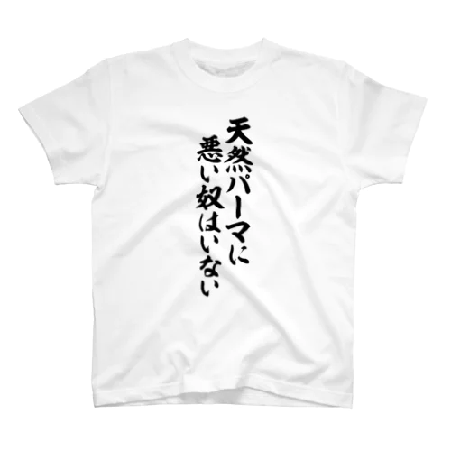 天然パーマに悪い奴はいない Regular Fit T-Shirt