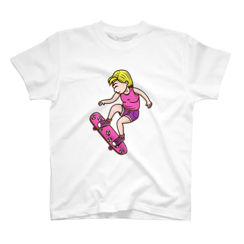 スケボー少女 Regular Fit T-Shirt