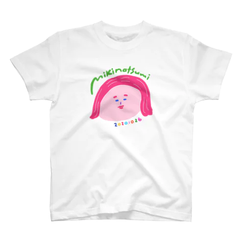 みきなつみの顔Tシャツ スタンダードTシャツ