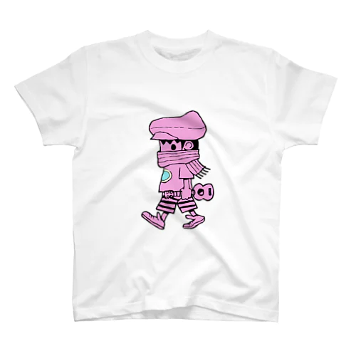 さすらいのレレボーイ（ピンク） Regular Fit T-Shirt