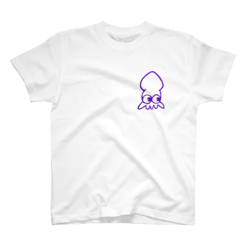 いか(パープル) スタンダードTシャツ