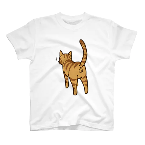 ねこけつω（茶トラ） スタンダードTシャツ