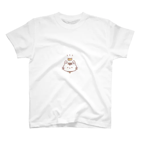 ねこ　王冠 Regular Fit T-Shirt