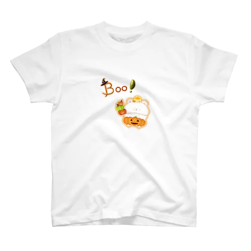 《ハロウィン》06＊かぼちゃパンツのしろくま＊ Regular Fit T-Shirt