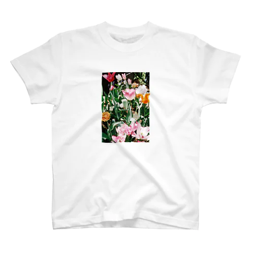 ばあちゃん花畑 Regular Fit T-Shirt