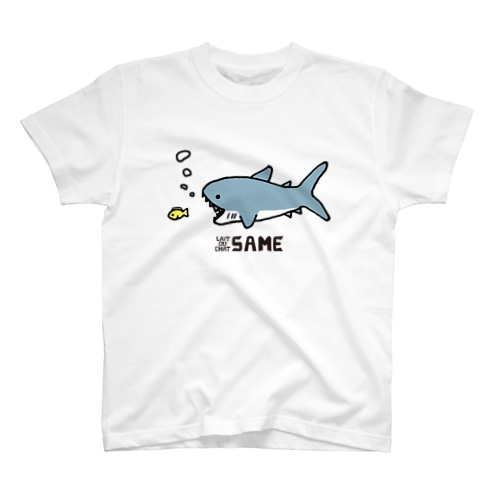 らくがきシリーズ『サメさんあーんぐり』 Regular Fit T-Shirt