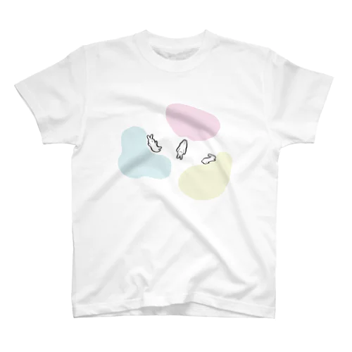 ふわふわ　うさぎ スタンダードTシャツ