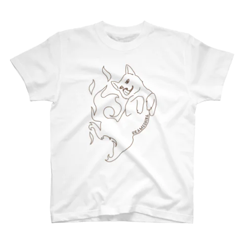 うらめしば　茶 Regular Fit T-Shirt