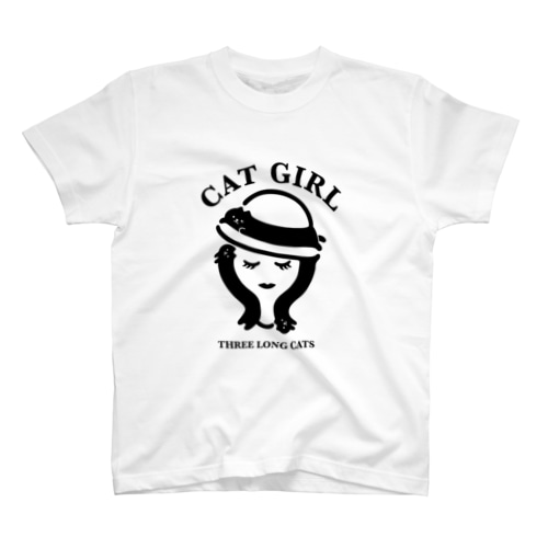 CAT GIRL Regular Fit T-Shirt