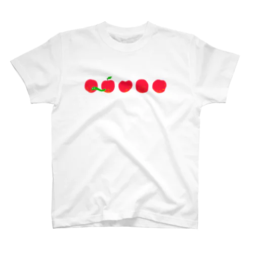 りんご暮らしの青虫 Regular Fit T-Shirt