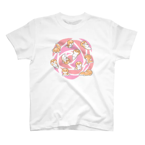 ローズ薔薇赤 Regular Fit T-Shirt