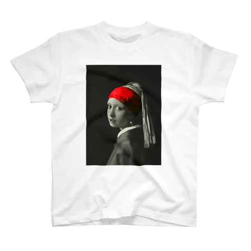 赤いバンダナの少女 スタンダードTシャツ