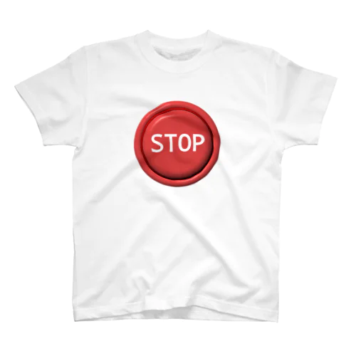 STOPボタン Regular Fit T-Shirt