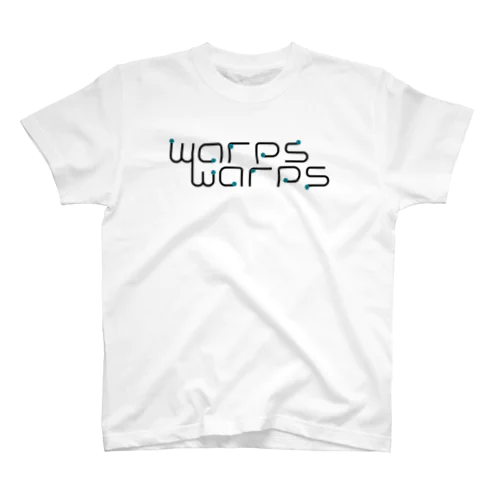 warps warps blue logo T-shirt スタンダードTシャツ