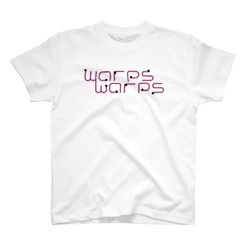 warps warps pink logo T-shirt スタンダードTシャツ