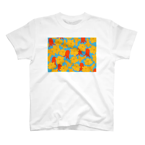 花とタコさんウインナー Regular Fit T-Shirt