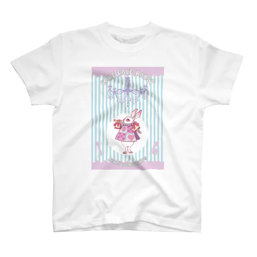 CAKE FACE RABIT スタンダードTシャツ