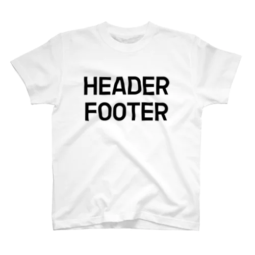 HEADER FOOTER スタンダードTシャツ