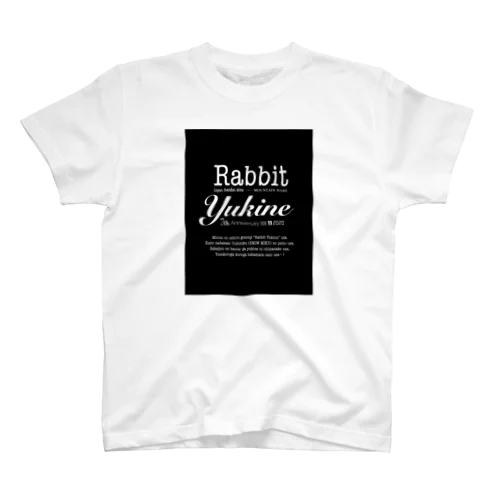 ラビット・ユキネTシャツ（英語・白文字）Ver.） スタンダードTシャツ