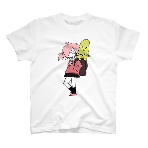 ゆうきちゃんとねこ Regular Fit T-Shirt