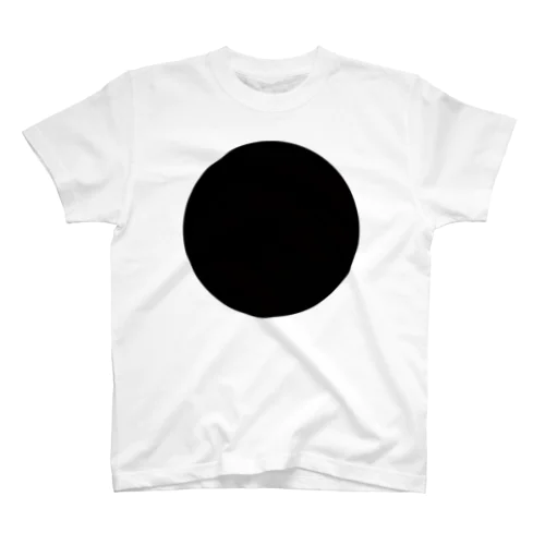 まん丸（黒） Regular Fit T-Shirt
