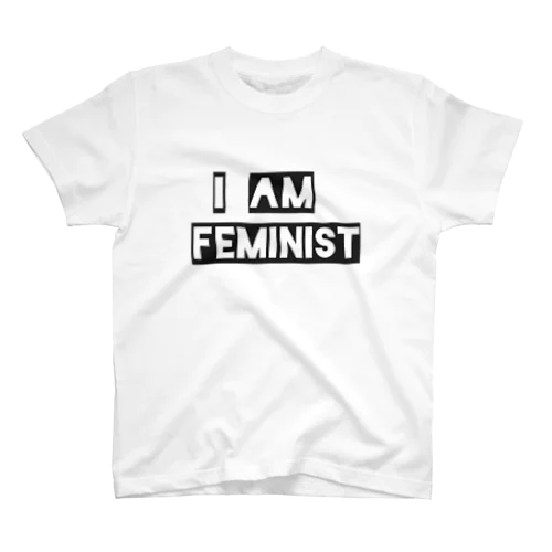 フェミニスト I AM FEMINIST スタンダードTシャツ
