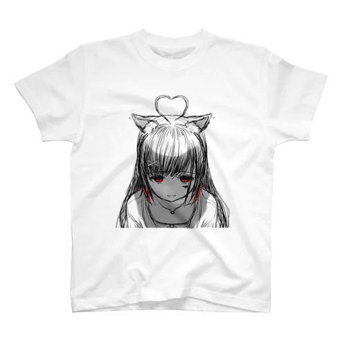 ヤンデレ猫娘Tシャツ Regular Fit T-Shirt