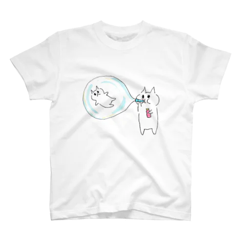 シャボン玉遊び Regular Fit T-Shirt